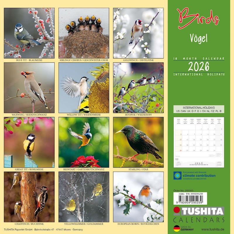 Birds - Jaarkalender 2026 - Catch Utrecht