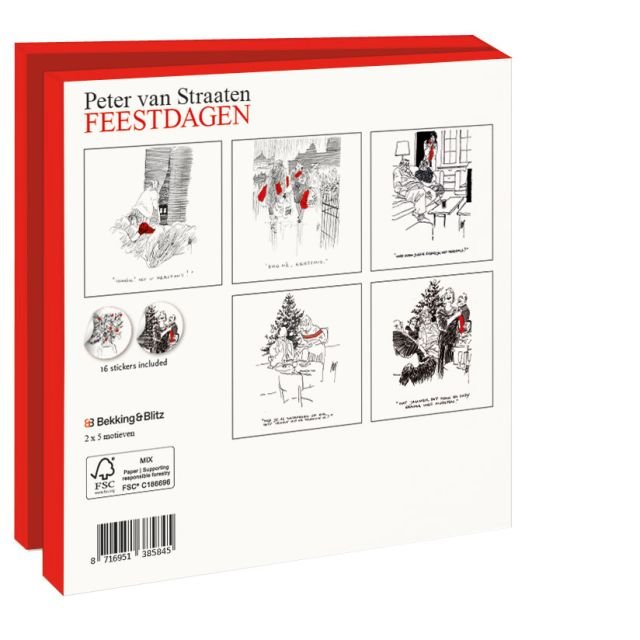 Feestdagen, Peter van Straaten (incl. sluitstickers) - Catch Utrecht