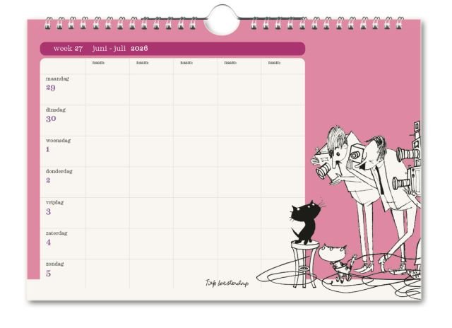 Fiep Westendorp - Familie planner 2026 - Catch Utrecht