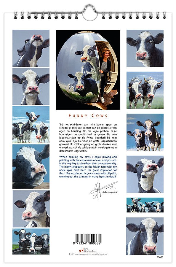Funny Cows, Geke Hoogstins, verjaardagskalender - Catch Utrecht