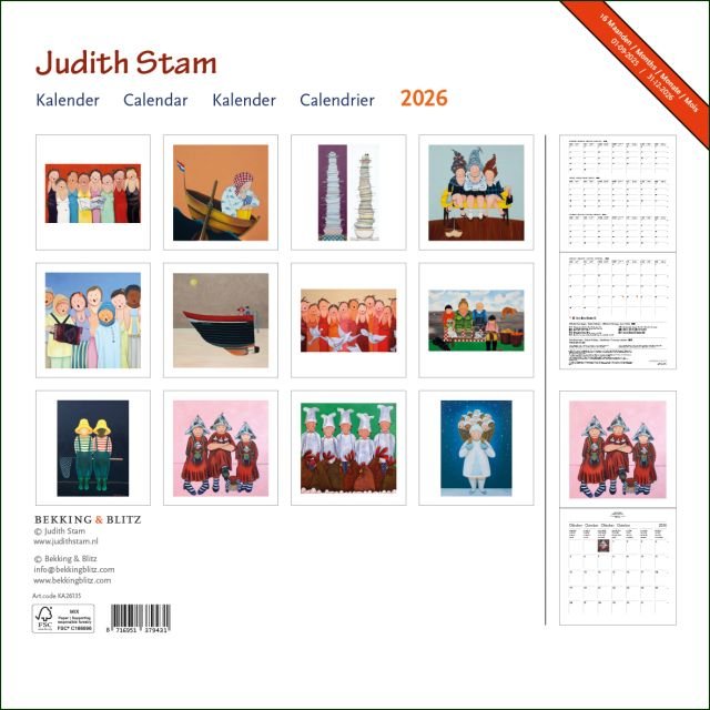 Judith Stam - Maandkalender 2026 - Catch Utrecht