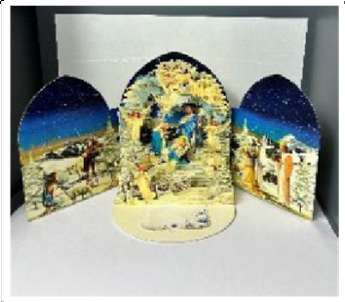 Kerststal onder de Sterrenhemel - Pop - Up kaart - Catch Utrecht