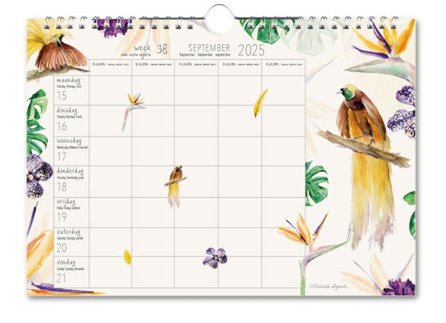 Michelle Dujardin, Animals - Familie planner 2025 (incl. stickers) - Catch Utrecht