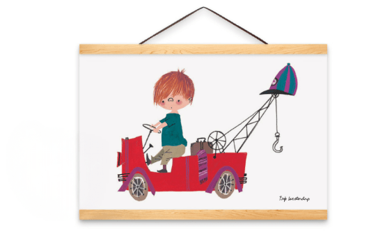 Pluk van de Petteflet - In kraanwagen - A3 met posterhouder - Catch Utrecht