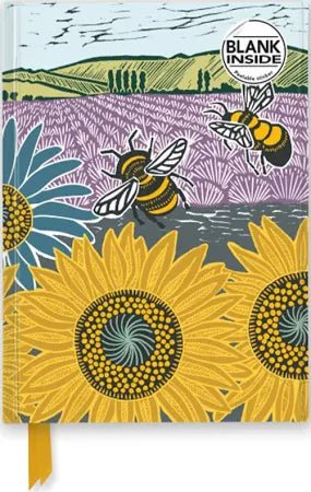 Sunflower Fields - Notebook (A5, Blanco Papier) - Catch Utrecht