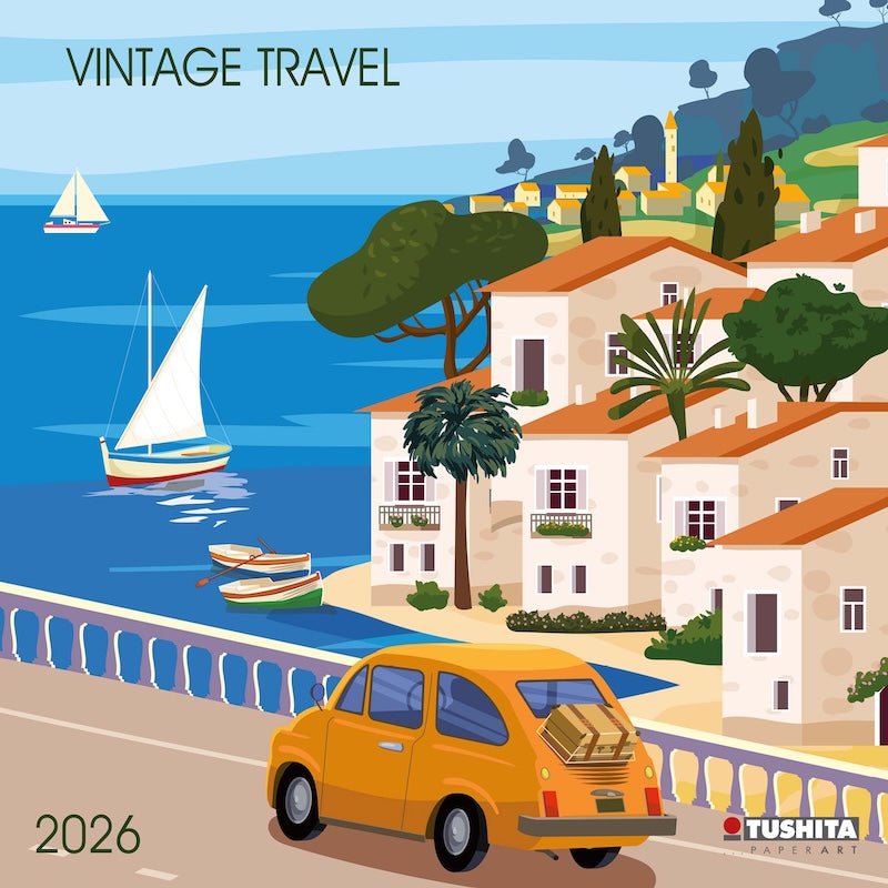 Vintage Travel - Jaarkalender 2026 - Catch Utrecht