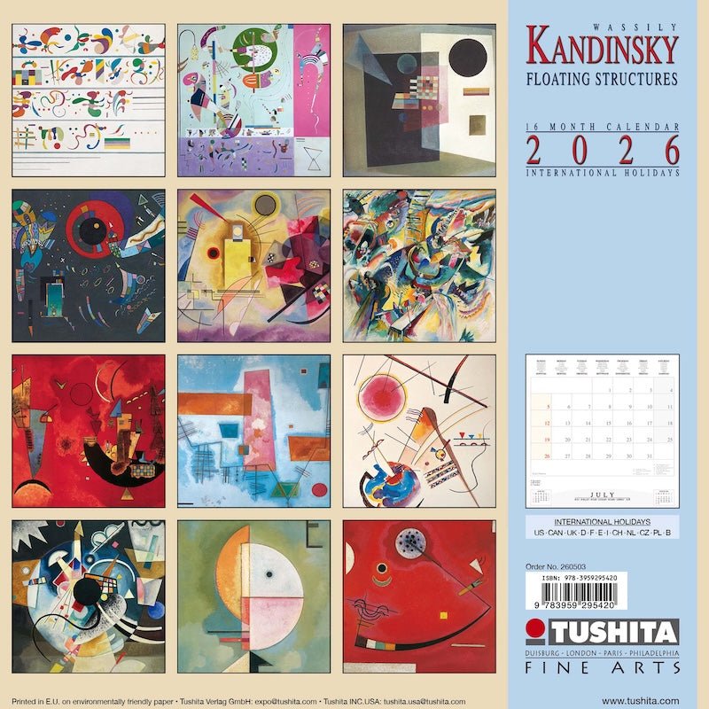 Wassily Kandinsky, Structures - Jaarkalender 2026 - Catch Utrecht