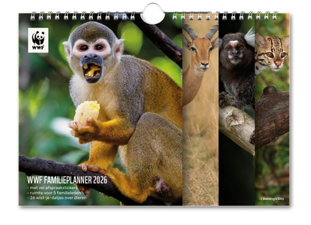 Wereld Natuur Fonds (WNF) - Familie planner 2026 - Catch Utrecht