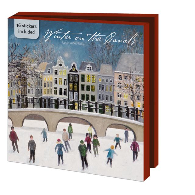 Winter Canals, Laetitia de Haas (incl. sluitstickers) - Catch Utrecht