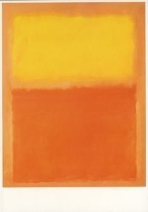 Oranje en geel- Mark Rothko postkaart - Catch Utrecht