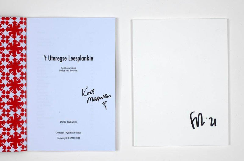 't Utregse Leesplankie boekje + klein plankje (gesigneerde exemplaren) - Catch Utrecht