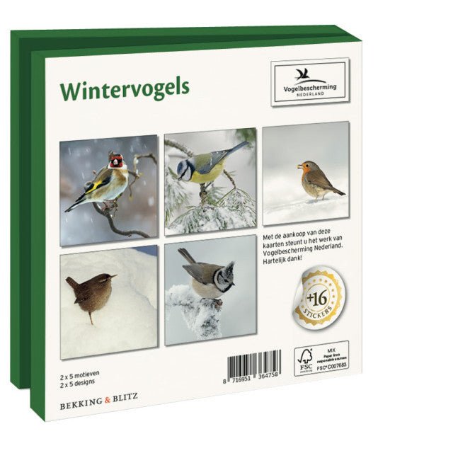 Wintervogels, Vogelbescherming Nederland (incl sluitstickers) - Catch Utrecht